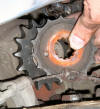 Worn Front Sprocket